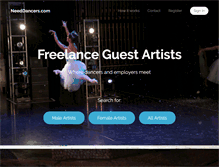 Tablet Screenshot of needdancers.com